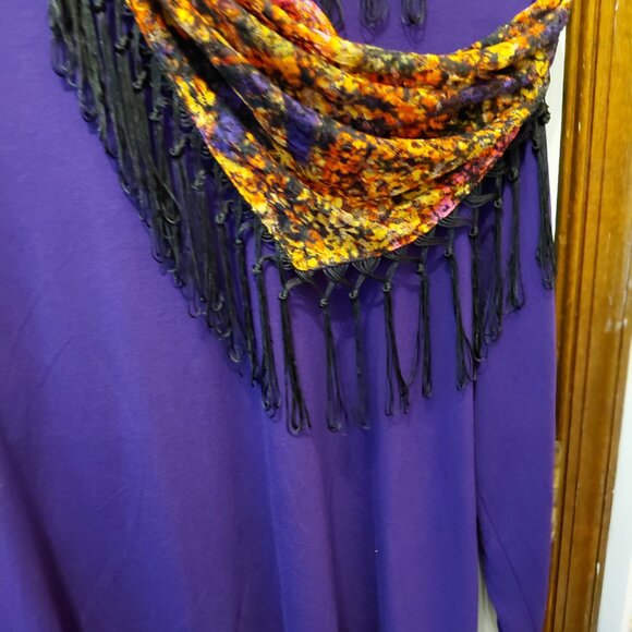 Womens Size 3X blouse with scarf - Picture 6 of 9